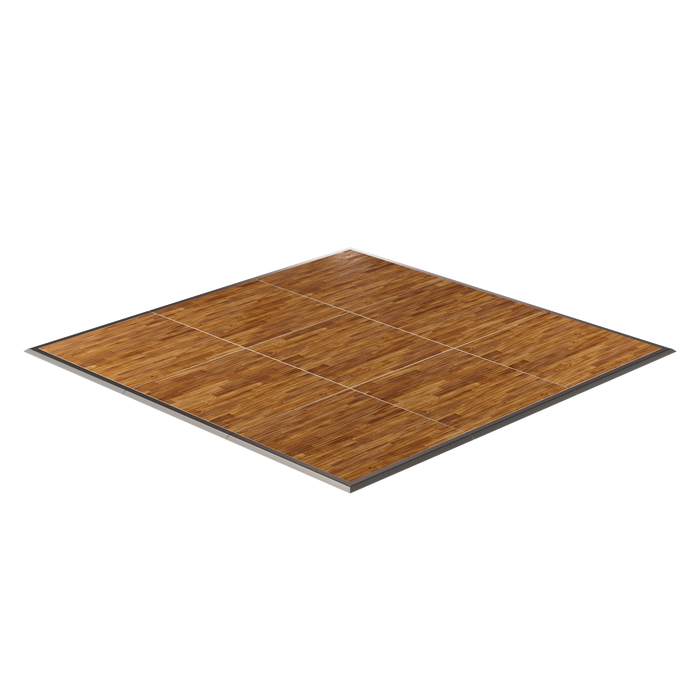 California Portable Dance Floor | New England Plank Laminate Kit | 4'x4' Panels