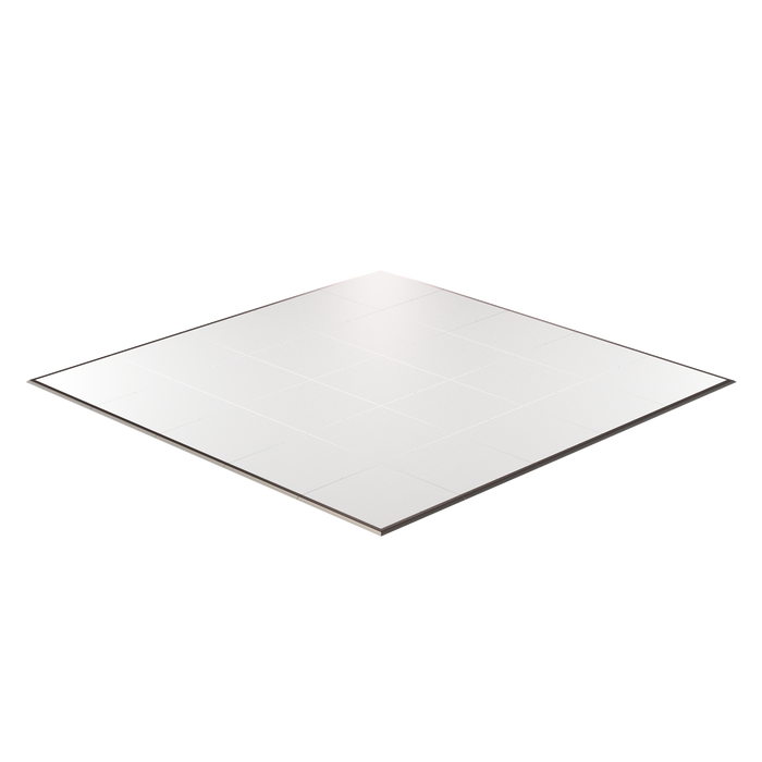 California Portable Dance Floor | White Laminate Dance Floor Kit | 4'x4' Panels