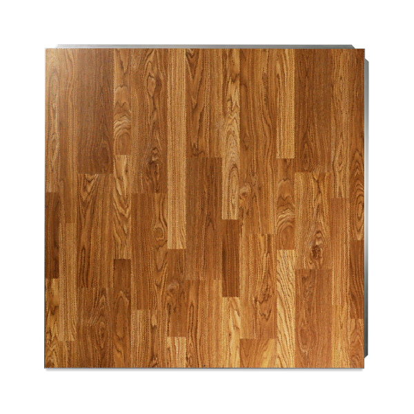 California Portable Dance Floor | 4'x4' New England Plank Laminate Panel