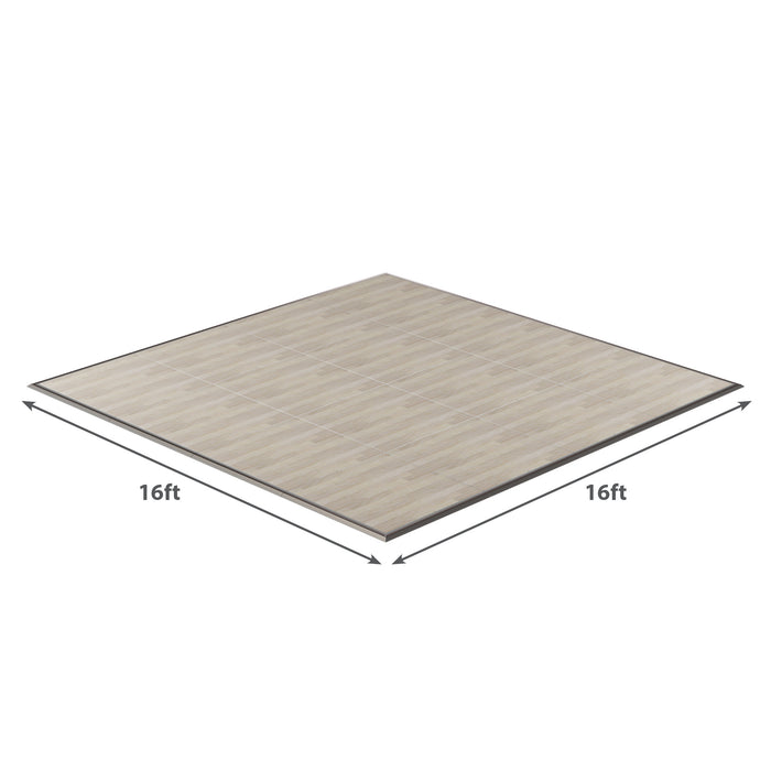 California Portable Dance Floor | Maple Plank Laminate Kit | 4'x4' Panels