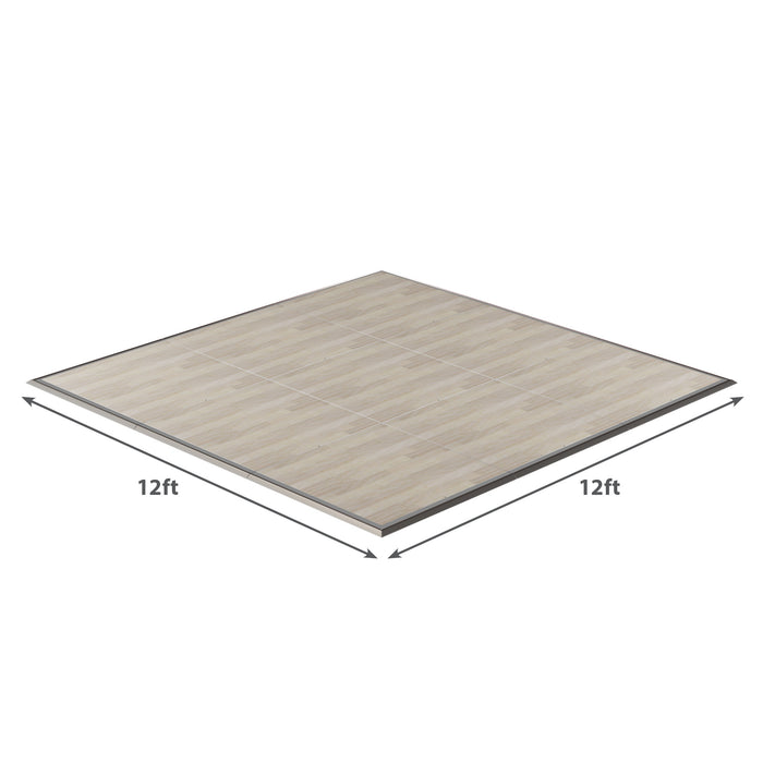 California Portable Dance Floor | Maple Plank Laminate Kit | 4'x4' Panels