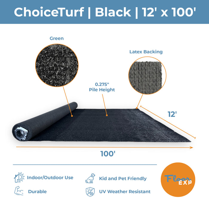 ChoiceTurf™ Rolls - Black