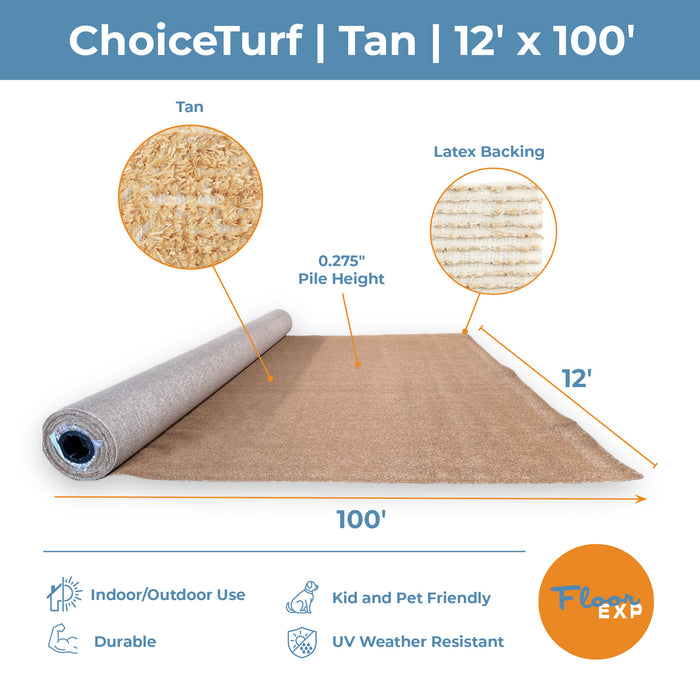 ChoiceTurf™ Rolls - Tan