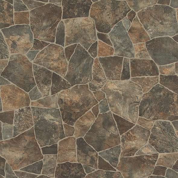 12ft Wide Contempo Rolled Vinyl - Kentucky Flagstone