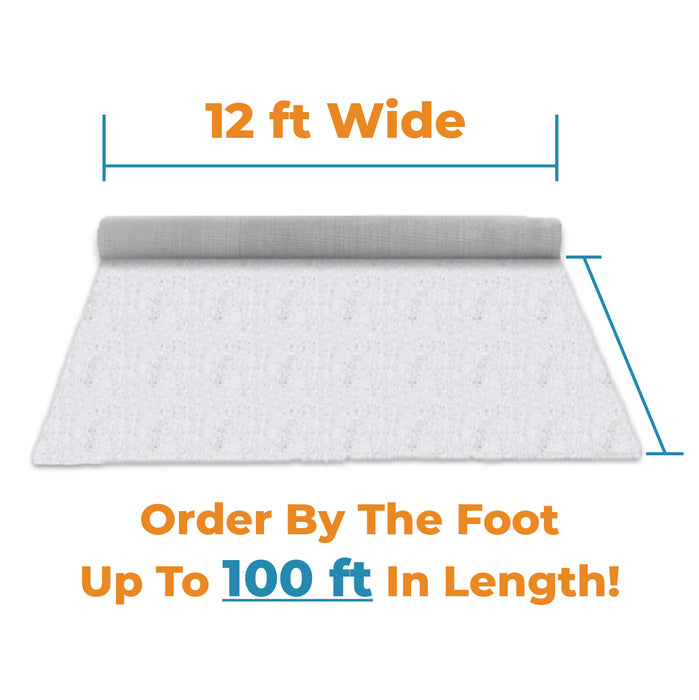 12ft Wide Event Carpet - White