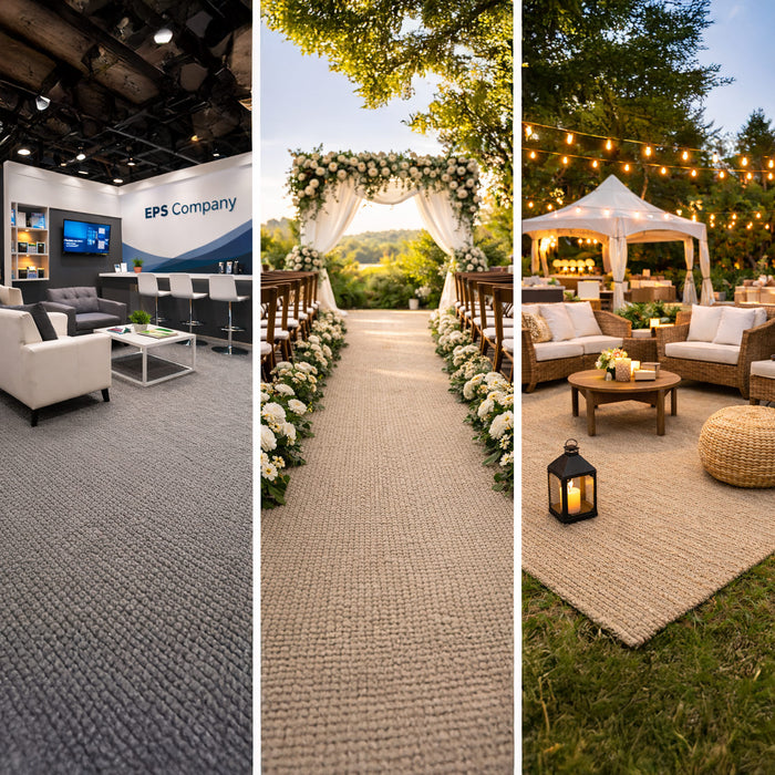 12ft Wide Faux Sisal Carpet | Grey