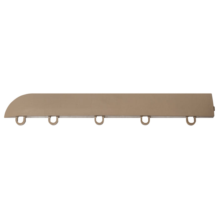 QuickClick Floor Edging | 1.75" x 12" Female Corner Edge | Beige