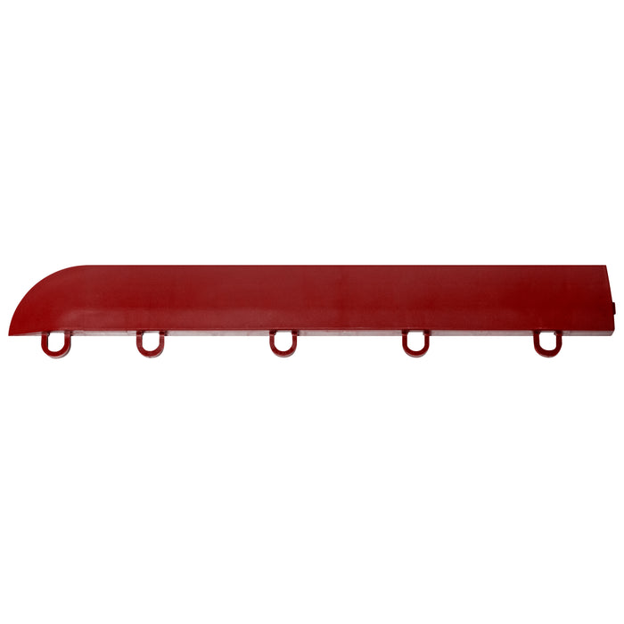 QuickClick Floor Edging | 1.75" x 12" Female Corner Edge | Red