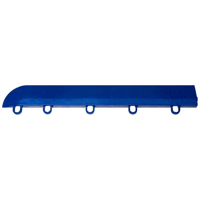 QuickClick Floor Edging | 1.75" x 12" Female Corner Edge | Royal Blue