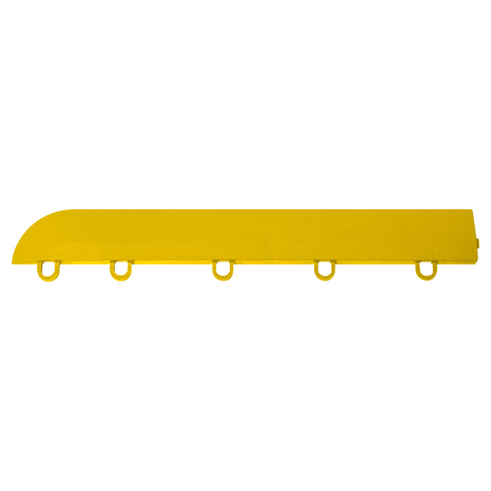 QuickClick Floor Edging | 1.75" x 12" Female Corner Edge | Yellow