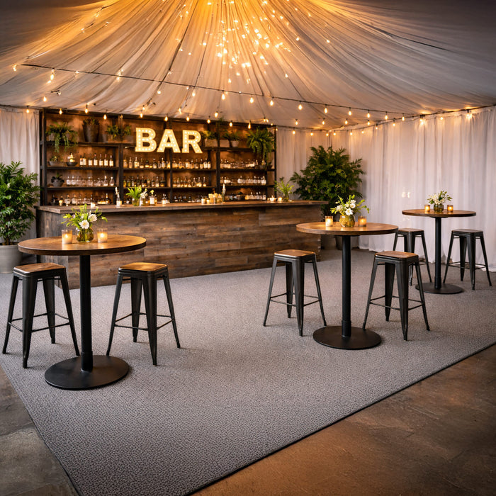 12ft Wide Faux Sisal Carpet | Grey