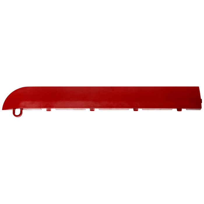 QuickClick Floor Edging | 1.75" x 12" Male Corner Edge | Red