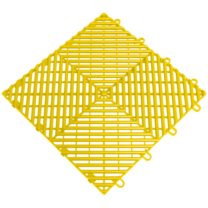 QuickClick Drain Tile | 12" x 12" | Yellow