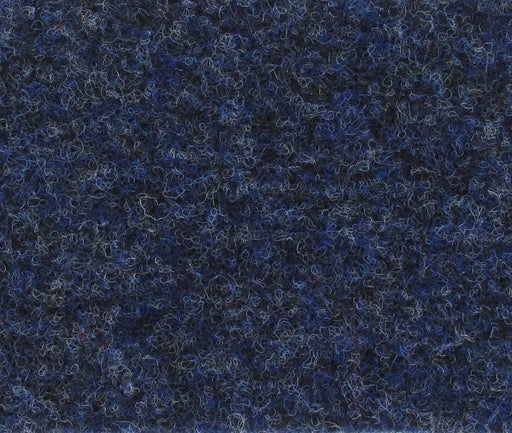 Navy blue textured fabric, ideal for upholstery and crafts, featuring soft, curly fibers.